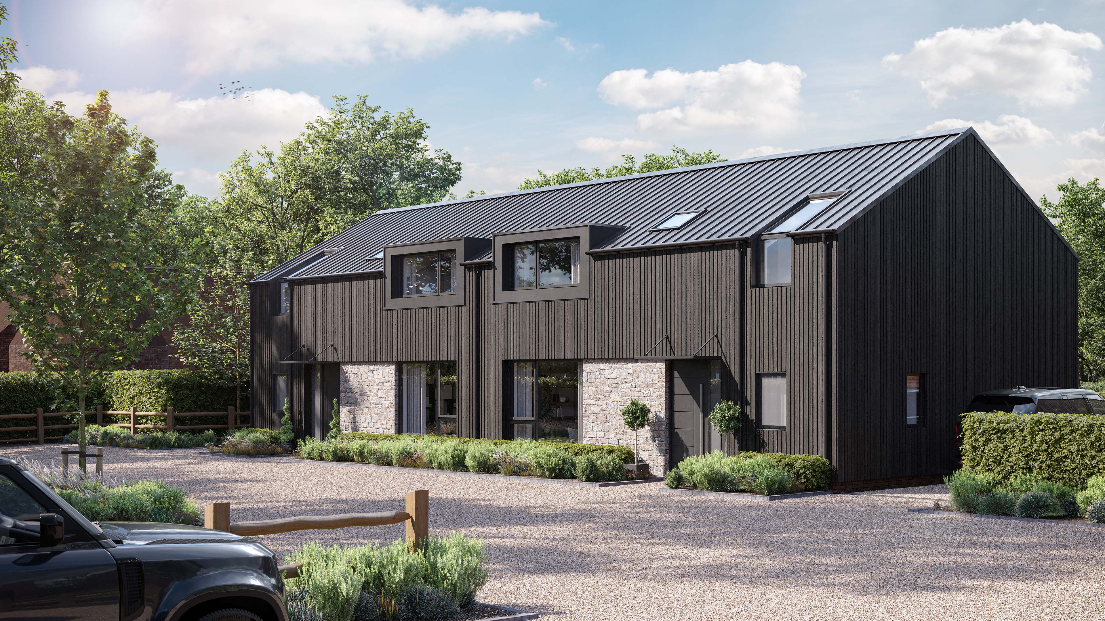 Hilders Farm - Cladding House CGI 3D Visualisation